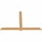 Ekena Millwork Eugene Smooth Timber Gable Bracket, Western Red Cedar, 84"W x 56"H x 1 1/2"D x 5 1/2"F, 16/12 Pitch GBW084X56X0206EUG00SWR - alternate 3